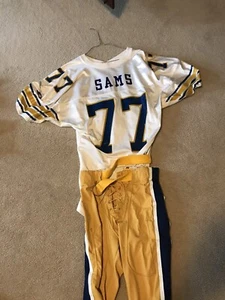 1981 PITT PANTHERS FOOTBALL GAME USED JERSEY + PANTS RON MOOSE SAMS - Bild 1 von 13