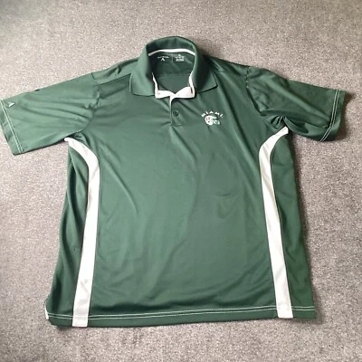 Miami Hurricanes Shirt Mens XL Polo Short Sleeve NCAA Antigua  - Image 1 of 4