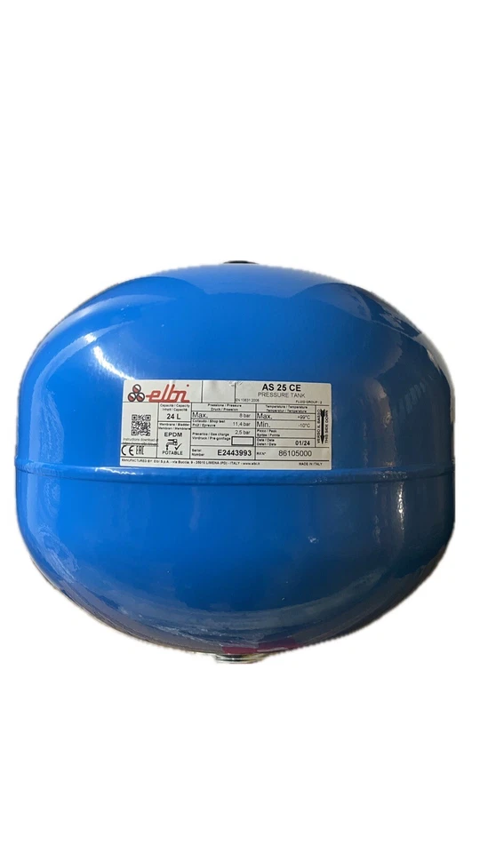 VASO ESPANSIONE IDROSFERA AUTOCLAVE 5-8-12-18-24-35 LT SANITAR. E RISCALD. ELBI