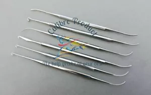 Varady Phlebectomy Extractors And Skin Hooks Plastic Surgery Set of 6 - Picture 1 of 6
