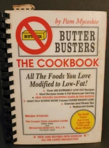Butter Busters The Cookbook Pam Mycoskie The Low Fat How To Revised 5th Recipe - Picture 1 of 2