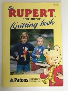Rupert and friends STRICKANLEITUNG Buch 16 Motive Spielzeug Pullover Dachs Patons - Bild 1 von 23