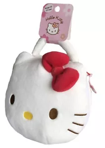 Hello Kitty Soft Plush Large CD / Accessory Holder with Handle - Picture 1 of 2