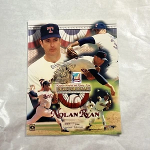 1999 NOLAN RYAN BASEBALL HOF INDUCTION DAY LTD ED PHOTO Stamped Numbered Ny Vtg - Picture 1 of 13