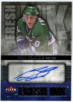2014-15 Fleer Ultra Ron Francis Fresh Ink Auto #FI-RF - Image 1 of 2