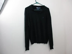 Polo Ralph Lauren maglione adulto grande nero viola pony preppy polo uomo medio* - Foto 1 di 16