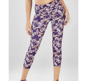 FABLETICS Mid-Rise Printed PowerHold Floral Capri Size XXS - Picture 1 of 10