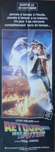 RITORNO AL FUTURO - DELLOREAN - RARO PANNELLO PORTA ORIGINALE POSTER FILM FRANCESE - Foto 1 di 1