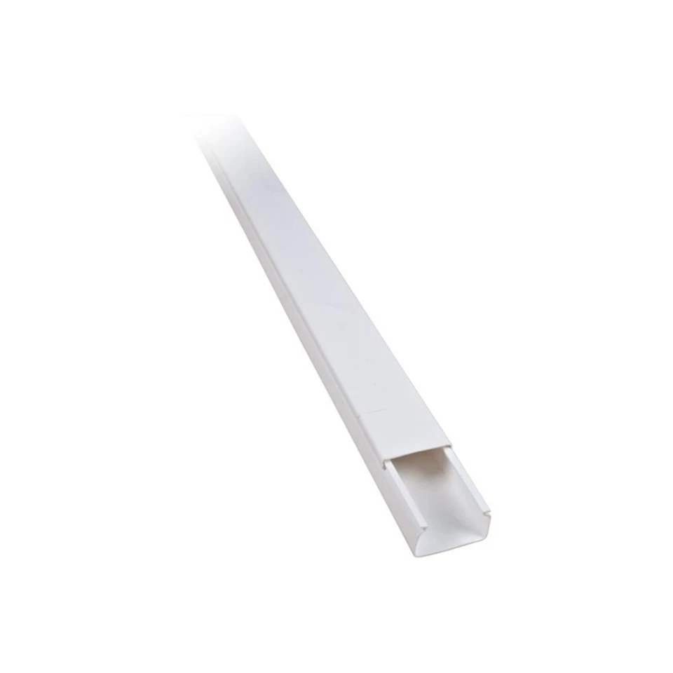ELETTROCANALI CANALINA PASSACAVO IN PLASTICA 80x40 MM CT2 BIANCO LUNGHEZZA 2 METRI