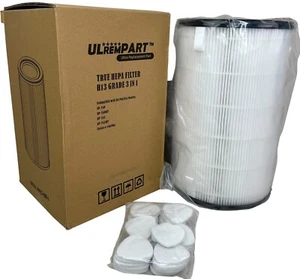 NEW ULremPart Tower Air Purifier Filter 3 in 1 True Hepa Filter H13 Grade - Picture 1 of 6