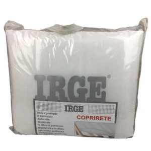 Coprirete Trapuntato IRGE 1 Piazza e 1/2 Copri rete bianco con laccetti 130x195 - Picture 1 of 2