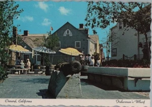 Oxnard California Fisherman's Wharf Continental Chrome Postcard - Picture 1 of 2