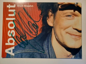 Wolf Maahn original handsignierte Autogrammkarte / Musik T1 - Bild 1 von 2