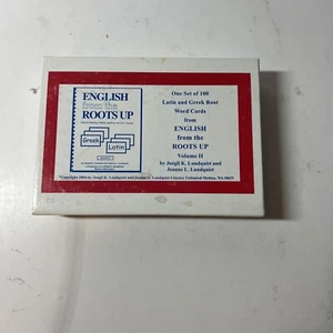 English from the Roots Up, Volume 2 (Flash cards only) - Picture 1 of 3