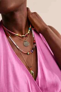 Collar en capas Free People My Magic nuevo con etiquetas $48 - Imagen 1 de 39