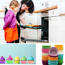100 PEZZI Cake Torta Tazze Carta CUP KIT LOTTO Muffin Cupcake Casi casi di carta Pack