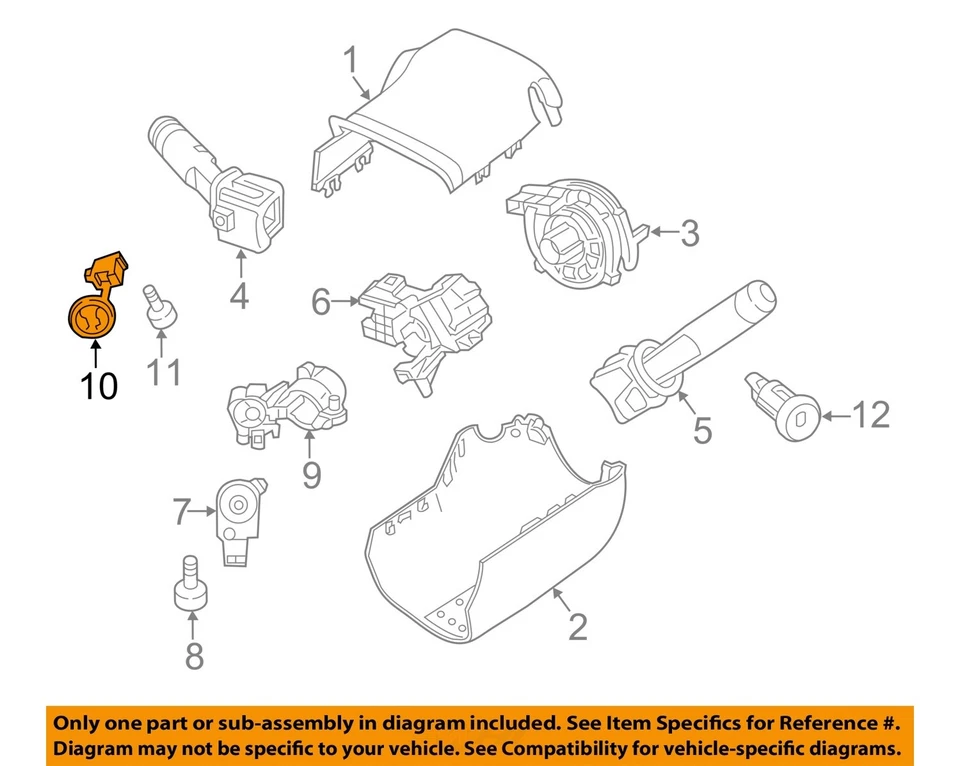 Cubierta GM OEM 10-19 Camaro, interruptores palancas-módulo antirrobo 13523275 Foto 1 de 2