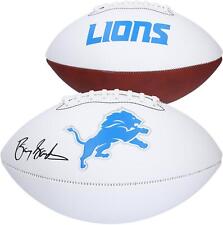 Barry Sanders Detroit Lions Autographed Franklin White Panel Football