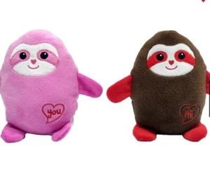 Seasonal Valentine’s Day Panda Plush Toy Stuffed Gift Set Of 2 You/Me - Picture 1 of 1