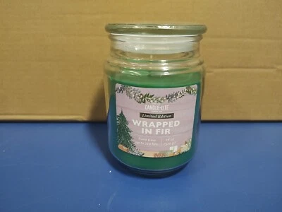 Vela perfumada de Navidad envuelta en abeto-lite edición limitada.  Foto 1 de 4