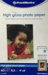 PrintWorks - 4" x 6" Hochglanz Fotopapier - Bild 1 von 2