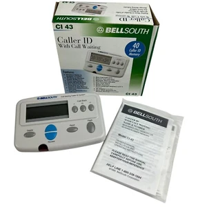 Identificador de llamadas Bellsouth con llamada en espera CI 43 90 números 3 líneas sin adaptador de aire acondicionado - Imagen 1 de 18