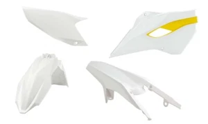 Rtech Plastikkit passt an Husqvarna FE TE 125 250 300 350 450 501 15-16 weiß - Bild 1 von 1