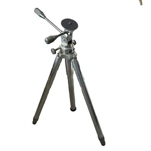 REDUCED TILTALL SILVER COLORED ALL METAL TRIPOD BY C.M. MARCHIONI U.S.A - Picture 1 of 3