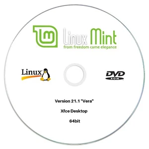 Linux Mint 21.1 "Vera" Xfce 64bit Edition Installation DVD Free UK Post - Picture 1 of 3