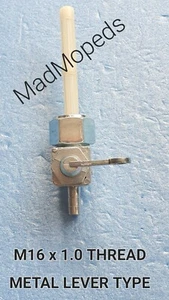 Grifo de gasolina Fantic 400, 240, 200 combustible Petcock 16 mm pruebas de choque doble VENDEDOR DEL REINO UNIDO - Imagen 1 de 7