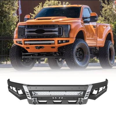  For 2017-2019 2020 2021 2022 Ford F250 F350 Super Duty Steel Front Bumper Kits Foto 1 de 4