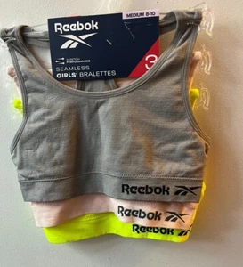 Reebok Girl's 3 Pack Seamless Bralette Holiday SALE!! NEW with TAGS - Picture 1 of 2