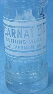 Carnation Soda   8oz  Mt Vernon, MO  1967   - 193 - Picture 1 of 4