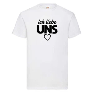 Ich liebe uns | Paar | Beziehung | Liebe T-Shirt Weiß - Bild 1 von 7