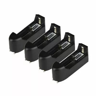 4pcs Smart Battery Charger For 16340 14500 1865 26650 Rechargeable Li-Ion Cell - Image 1 of 4