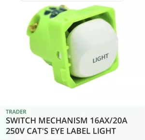 GSME TRADER MESWCLIGHT MECH ENGRAVED LIGHT IN WHITE - Picture 1 of 3