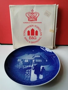 Bing & Grondahl Christmas plate 1973 " Country Christmas"Unused in box. - Picture 1 of 4