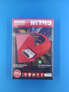 New. Sealed Buffalo Mini Station HD-PXT500U2/R 500 GB External HD - Bild 1 von 5