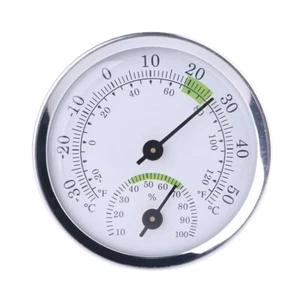 Indoor Analog Thermometer Hygrometer Humidity Temperature Gauge Household - Bild 1 von 7