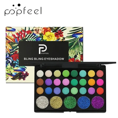 29 Color Glitter Eye Shadow Palette Minerals Pigment Powder Eyeshadow Pallete - Image 1 of 4