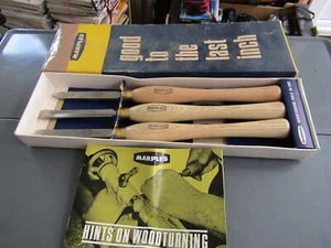 MARPLES 1005 SET OF 3 WOODTURNING CHISELS - Picture 1 of 3