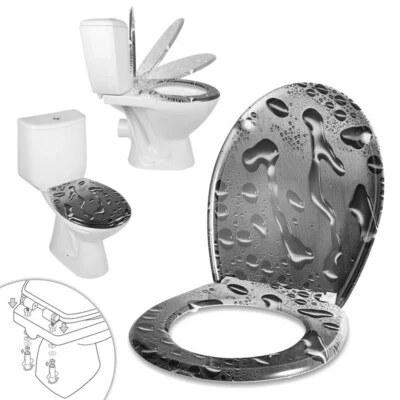 WC Sitz WC-Deckel Toilettendeckel Toilettensitz Premium Klodeckel WC-Brille - Bild 1 von 4