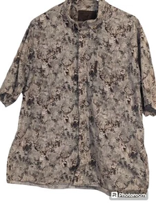 B - North River Outfitters Men's Size L Camo Colored Buck Deer Cotton Short... - Picture 1 of 7