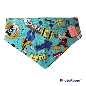 Hundehalsband Bandana blaue Knochen Pfoten L 2086-2087 - Bild 1 von 2