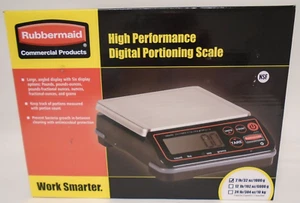 Rubbermaid High Performance Digital Portioning Scale 2 lb/32 oz/1000 g #1815350 - Picture 1 of 7