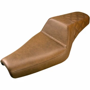Saddlemen Brown Rear Lattice Step-Up Seat 4.5 Gal Tank 2004-19 Harley Sportster - Picture 1 of 1