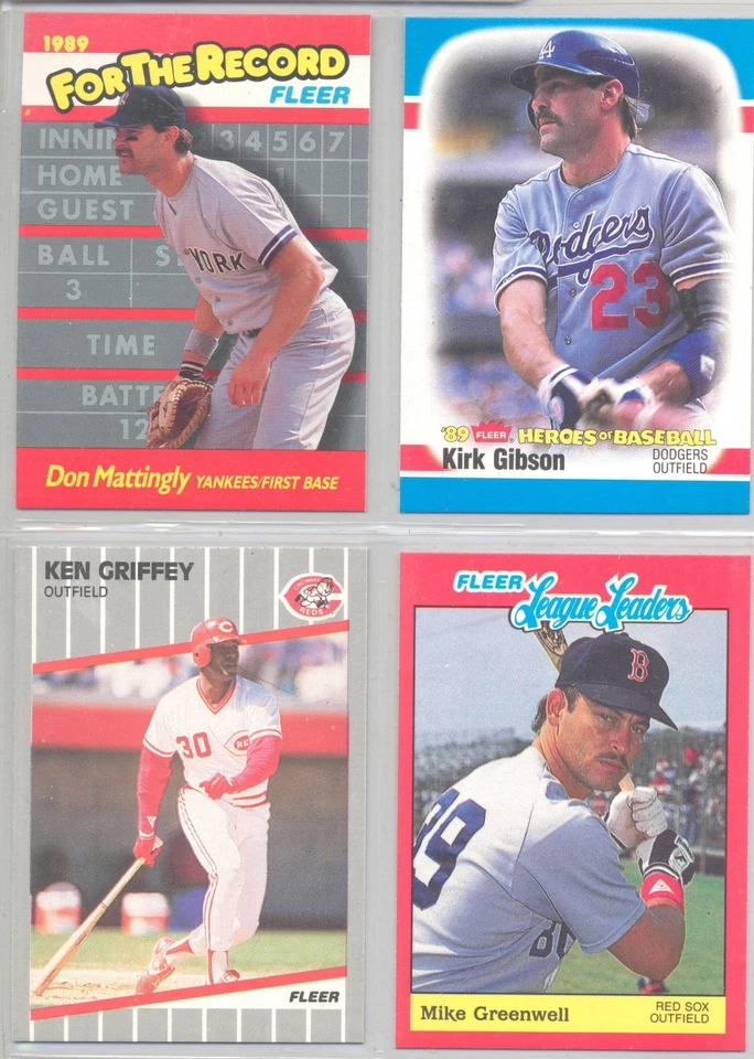 1989 Fleer Baseball For The Record-Heroes of BB-League Leaders-Update You Pick! - Image 1 of 1