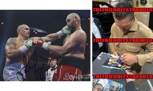 Oleksandr Usyk signed "BOXING CHAMPION" 8x10 Photo PROOF c Tyson Fury COA - Picture 1 of 4