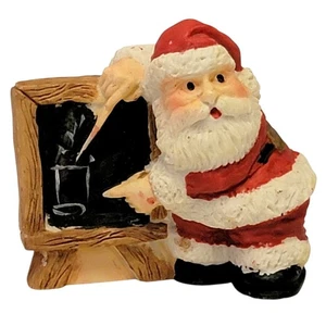 VTG 80s Santa Claus Figurine 1.75" Christmas Decoration Holiday Decor Festive - Picture 1 of 7
