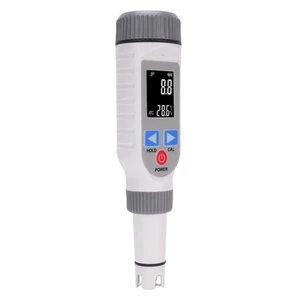 PH Meter Negative LCD Screen Red White Color Portable Temperature PH Test Pen - Picture 1 of 12
